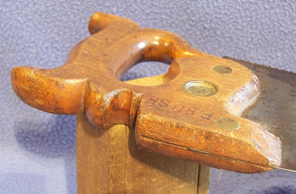 scarce BRINGHURST & Co Philada No 5 split nut 18 in panel saw