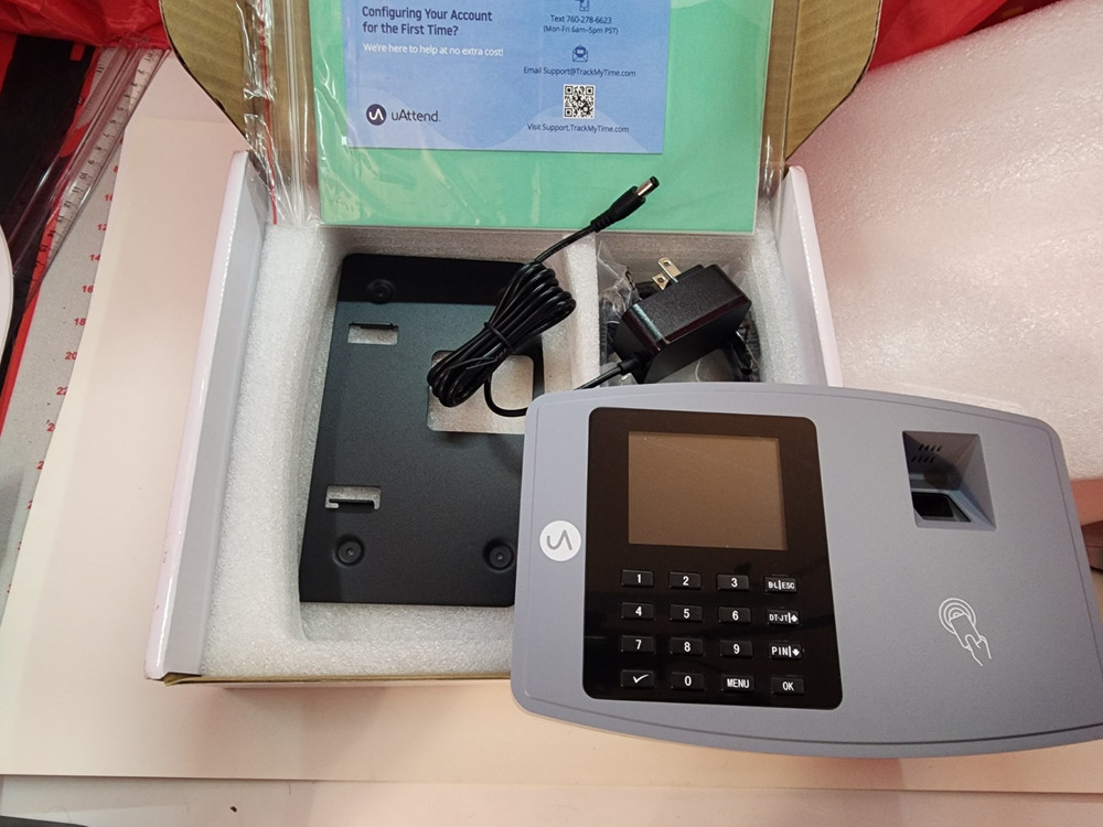 Time Clock uAttend BN6000 Biometric System for Small Business with Cloud-Based