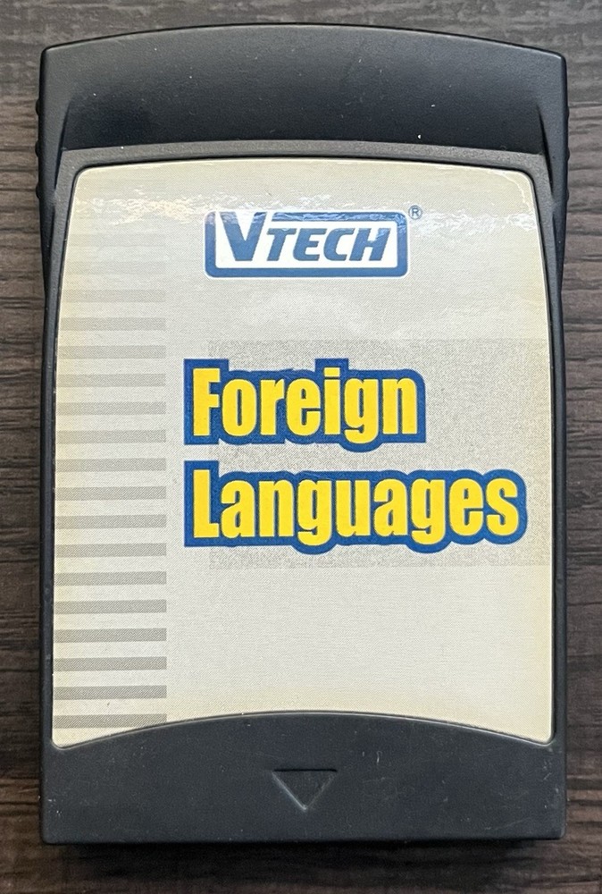 Vintage VTECH Cartridge Foreign Languages Game Program