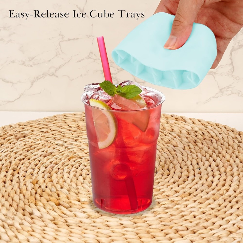 Silicone Ice Cube Mold Round Ice Maker - DIY Ice Bucket Barware Tools*