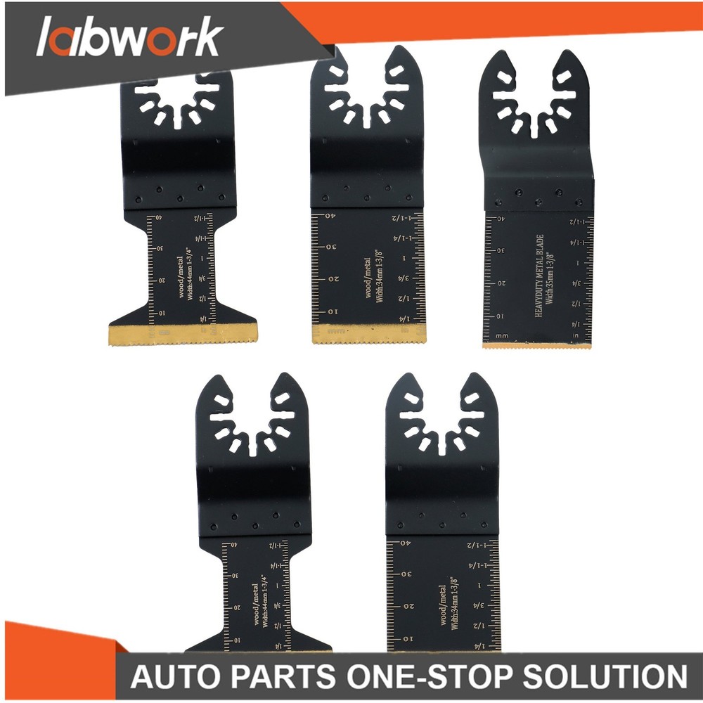 Labwork 23 Pcs Titanium & Carbide Multitool Blades Oscillating Tool Saw Blades