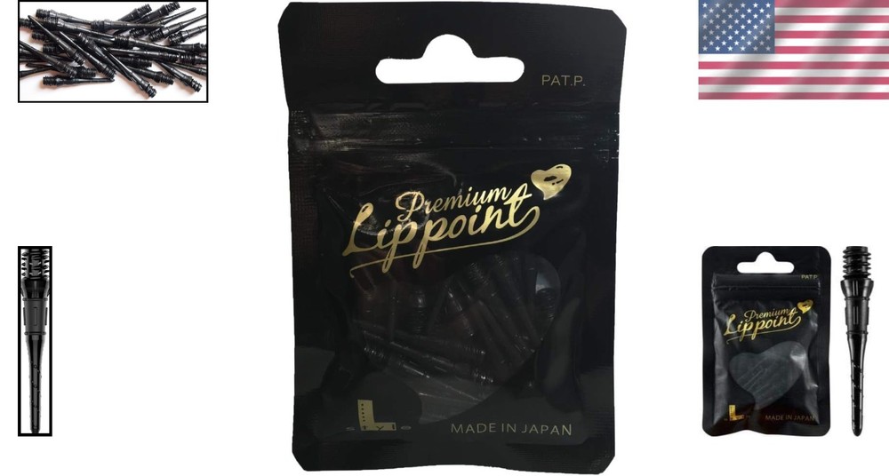 Durable Black Soft Tip Dart Points - 2BA Compatible, 30 Pieces in Reusable Pack