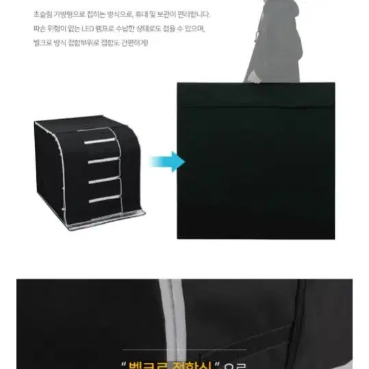 Coms Portable Mini LED Studio 100x100cm Photography Light