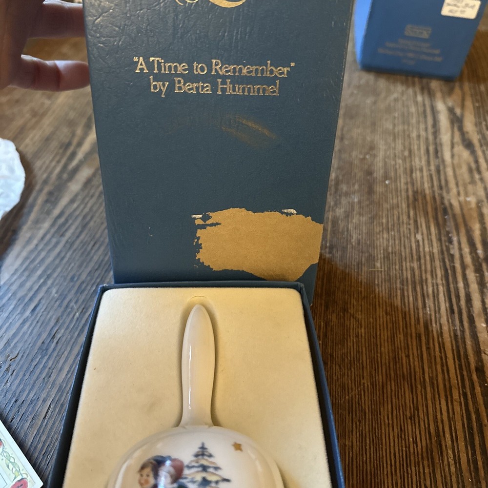 A Time to Remember Hummel Inspired 1981 Christmas Bell