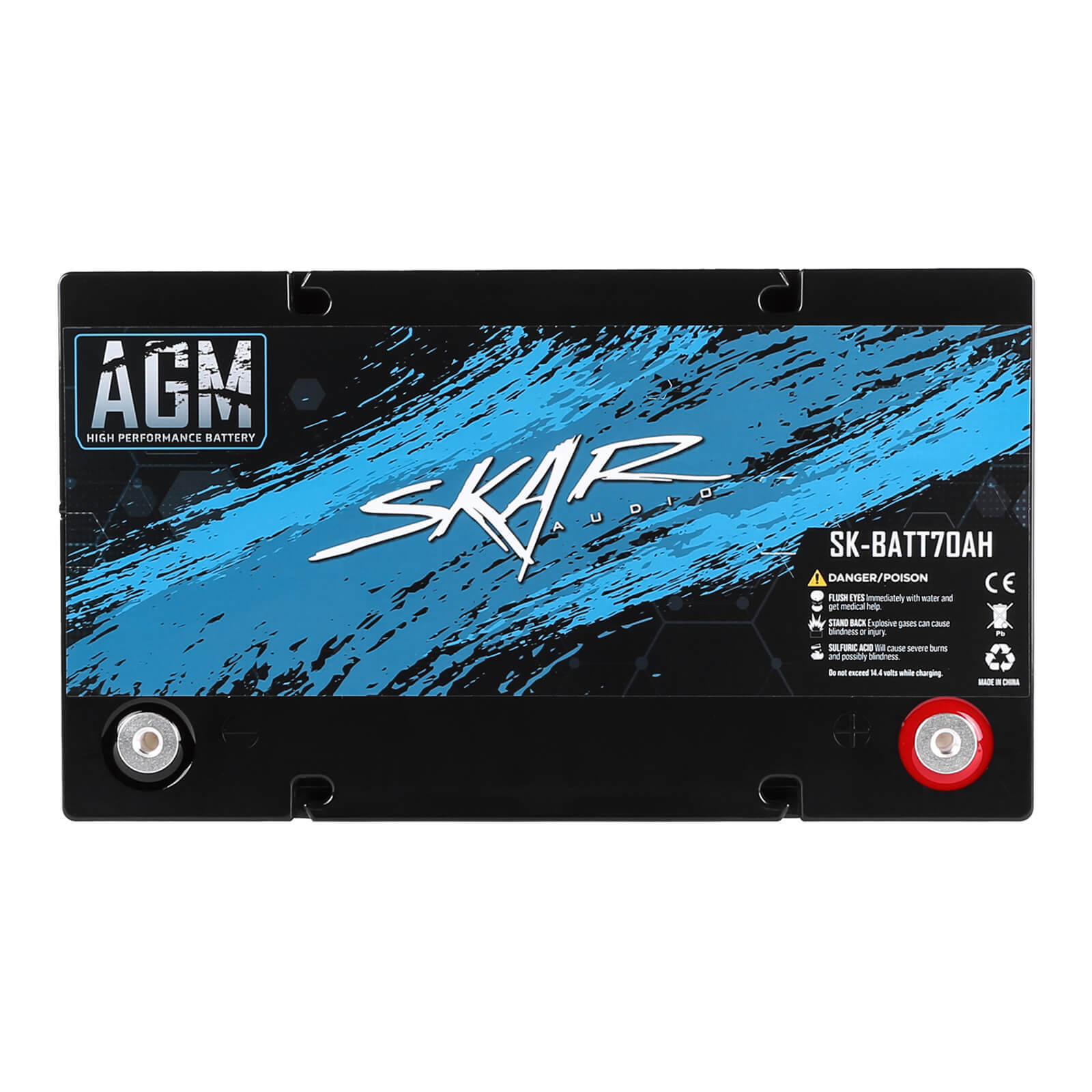 NEW SKAR AUDIO 12V 70Ah AGM HIGH PERFORMANCE CAR AUDIO BATTERY | SK-BATT70AH