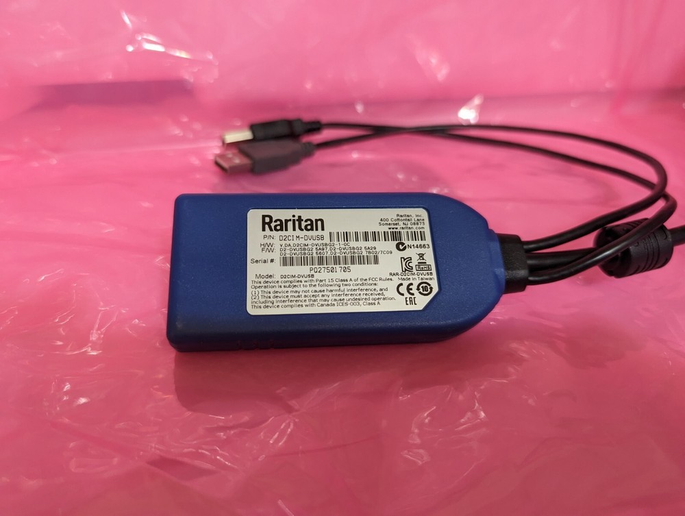 Raritan D2CIM-DVUSB Computer Interface Module - Tested