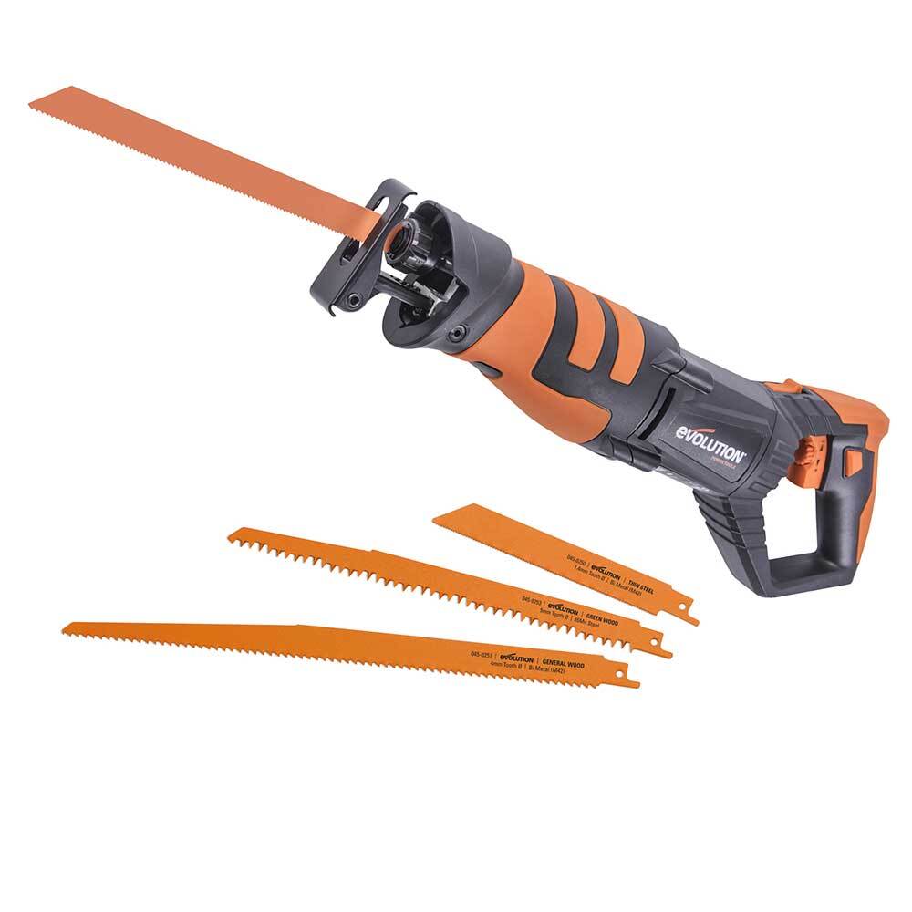 Evolution R230RCP - Reciprocating Saw with 4 Blades (Refurbished)