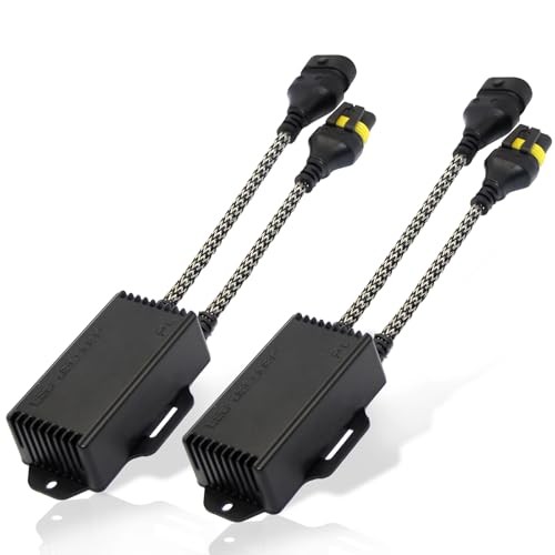 9006 H10 Canbus Decoder Kit, LED Light Anti-Flicker Error Canceller, Plug 9005