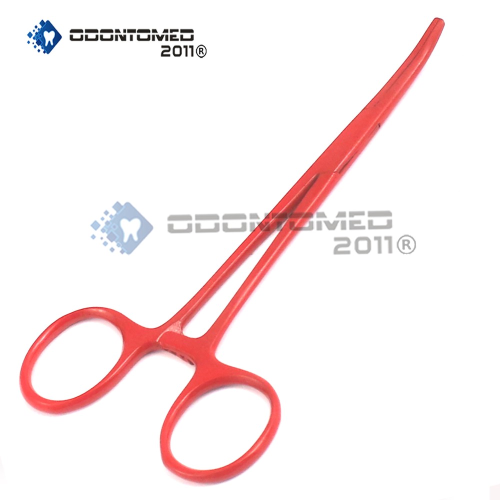 Rankin Crile Hemostat Forceps Straight 5.5" Locking Handle Surgical Tools RED