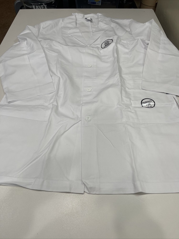 Meta- Unisex White Lab Coat- Size 52