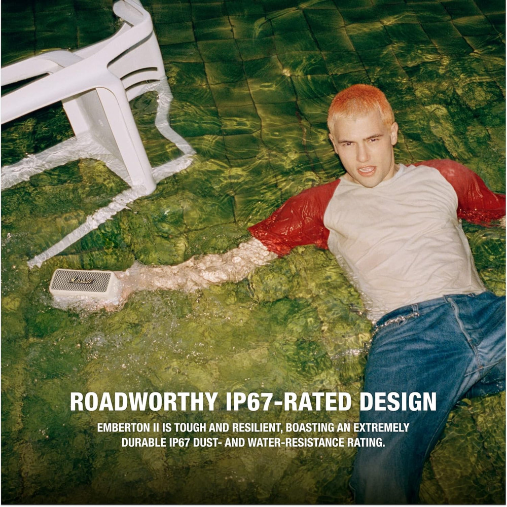 Emberton II Portable Bluetooth Speaker, Cream