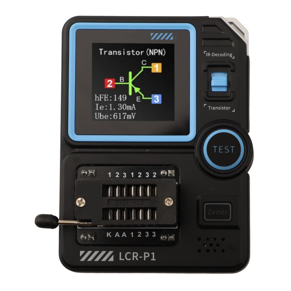 User Friendly Design and Intuitive Operation of LCRP1 Transistor Tester