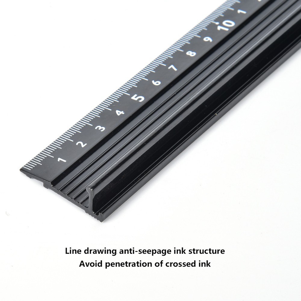 (20cm)Cutting Ruler L Type Measuring Tool Hardware Accessory For Length New