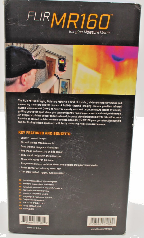 FLIR MR160: Imaging Moisture Meter