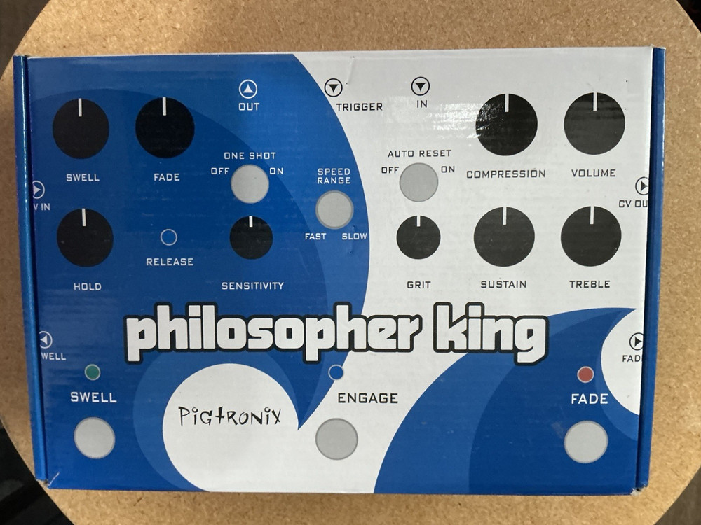 Pigtronix Philosopher King Envelope Generator Compressor Guitar Effect Pedal