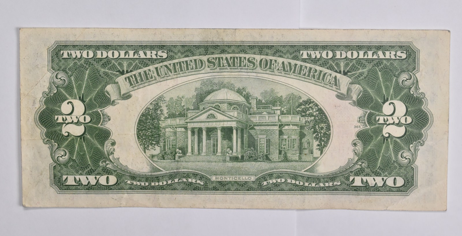 1928-G $2 RED SEAL US United States Note Avg Circ