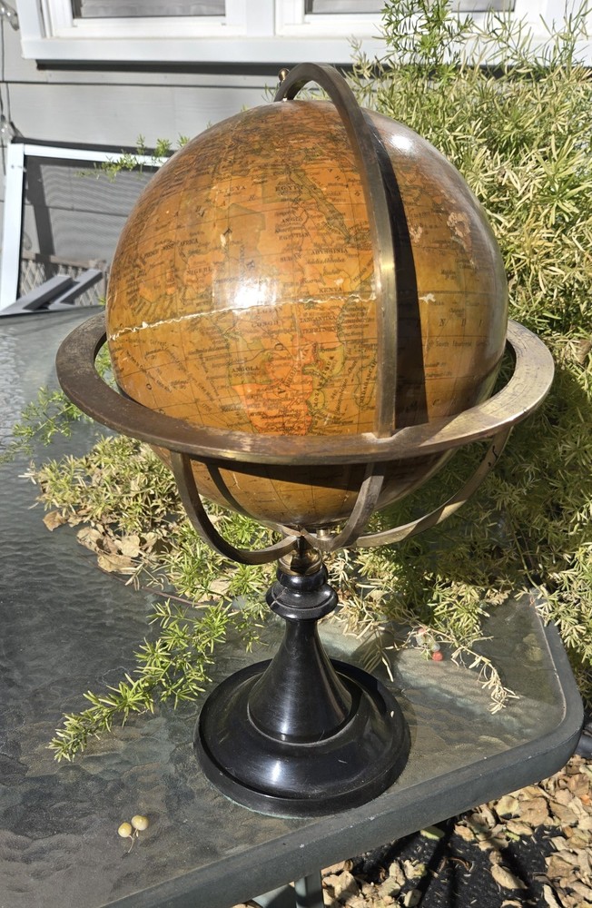 8" Geographia Terrestrial Globe (1924-1930) Fair Condition