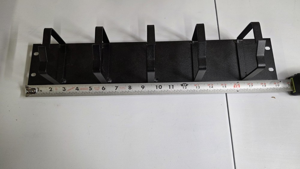 19" Network Rack Cat5 48 Port Patch Panel, (3) Shelves, Cable Holder