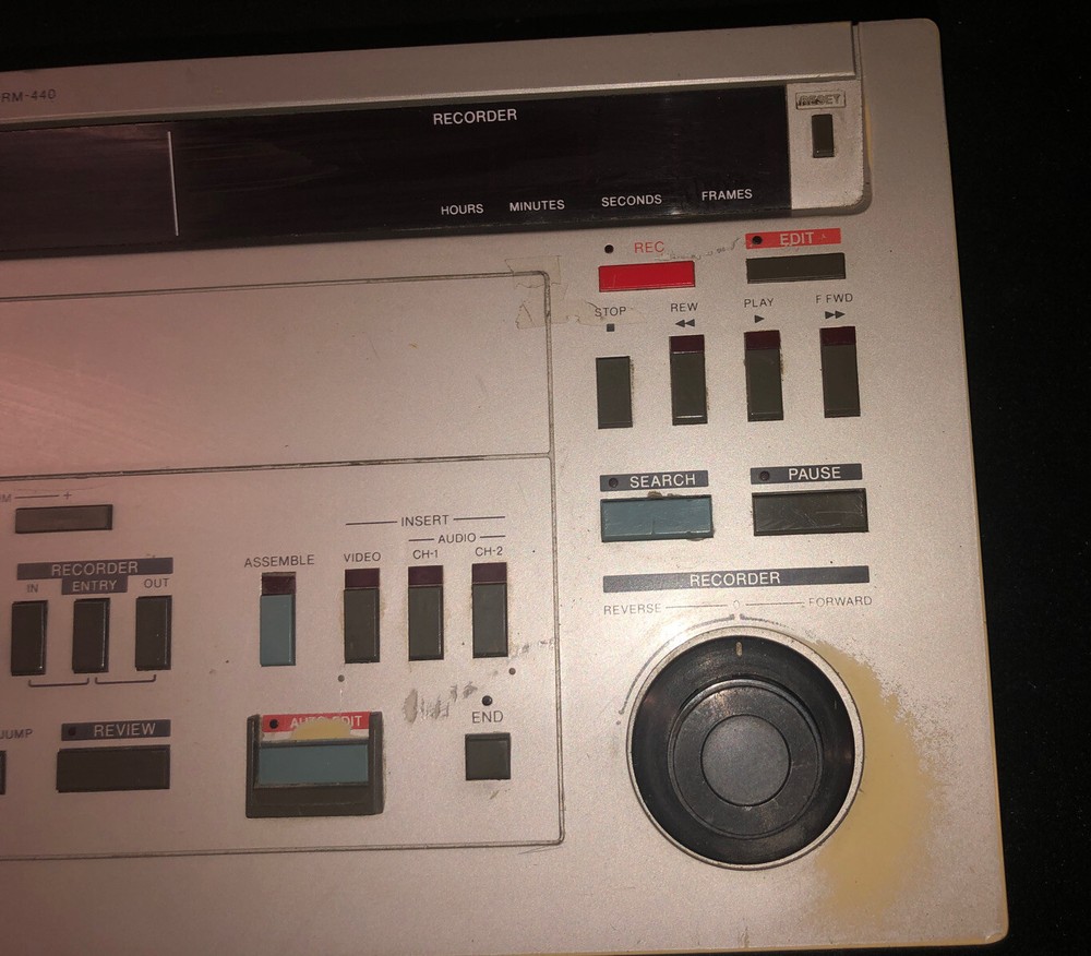 SONY RM-440 Professional Video Automatic Editing Control Unit *UNTESTED*