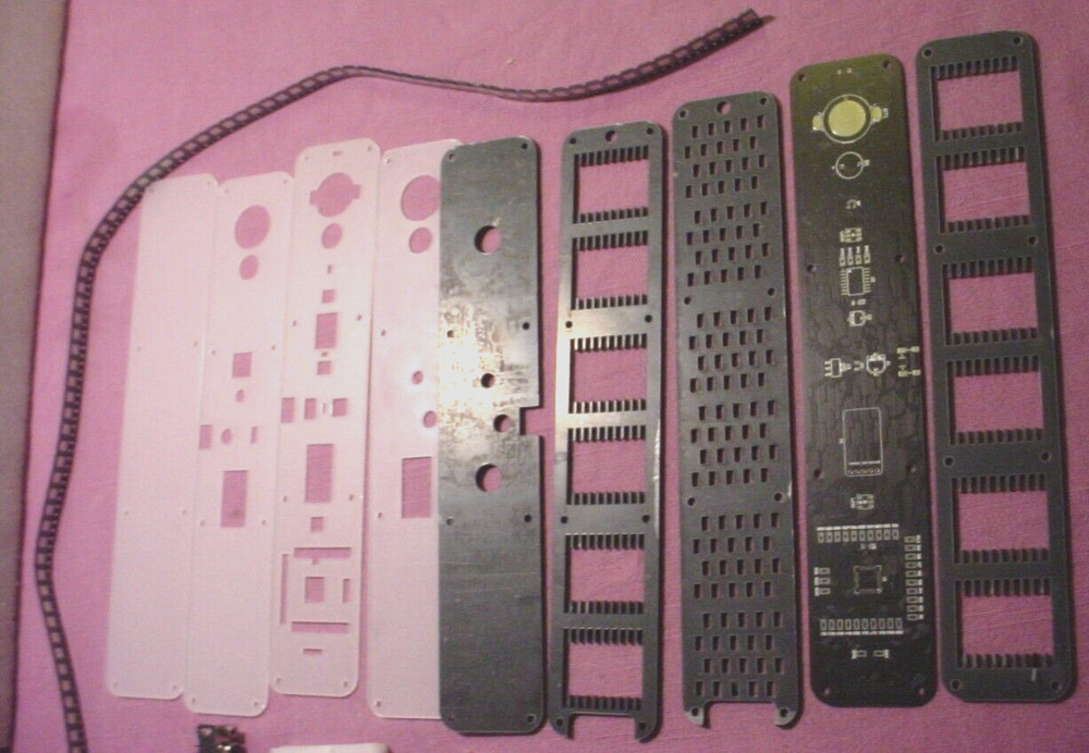 DIY Nixie LED DIGITS Clock Kit SOLDER TYPE SURFACE MOUNT COMPONENTS USB BUILDERS