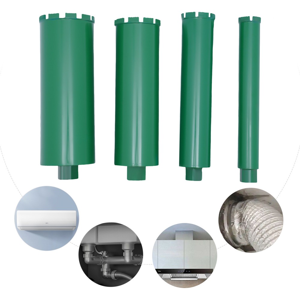 Wet Diamond Core Drill Bit Concrete Brick Drilling Bits 2''/3''/4''/ 5'' Set NEW