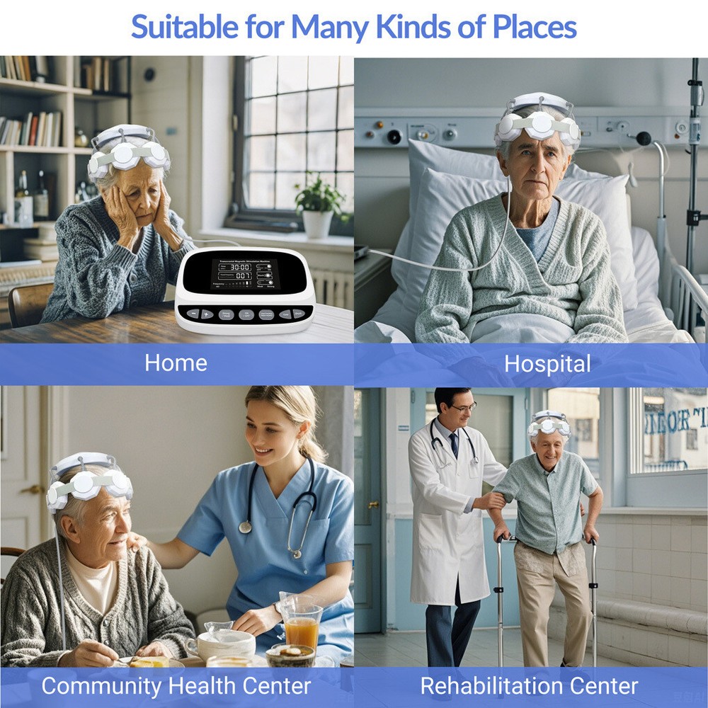 Transcranial Stimulation Therapy for Anxiety and Depression Brain rTMS Machine
