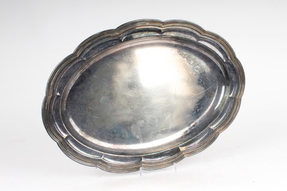 TIFFANY & Co - MAKERS, SILVER SOLDERED, SERVING PLATTER - 14 X 10 - NICE