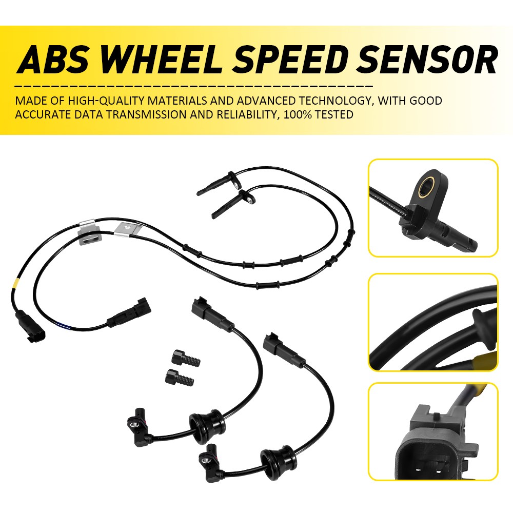 4X Front Rear Left&Right ABS Wheel Speed Sensor for 2010-17 Equinox Chevrolet ER