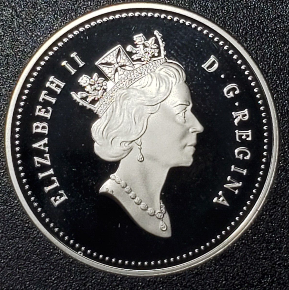1995 CANADA 50 Cent Uncirculated FROSTED PROOF Half Dollar UNC