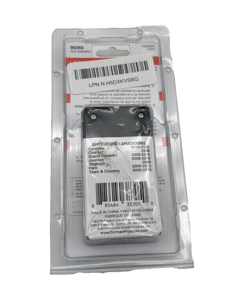 Dorman Keyless Entry Remote 3 Button 99360