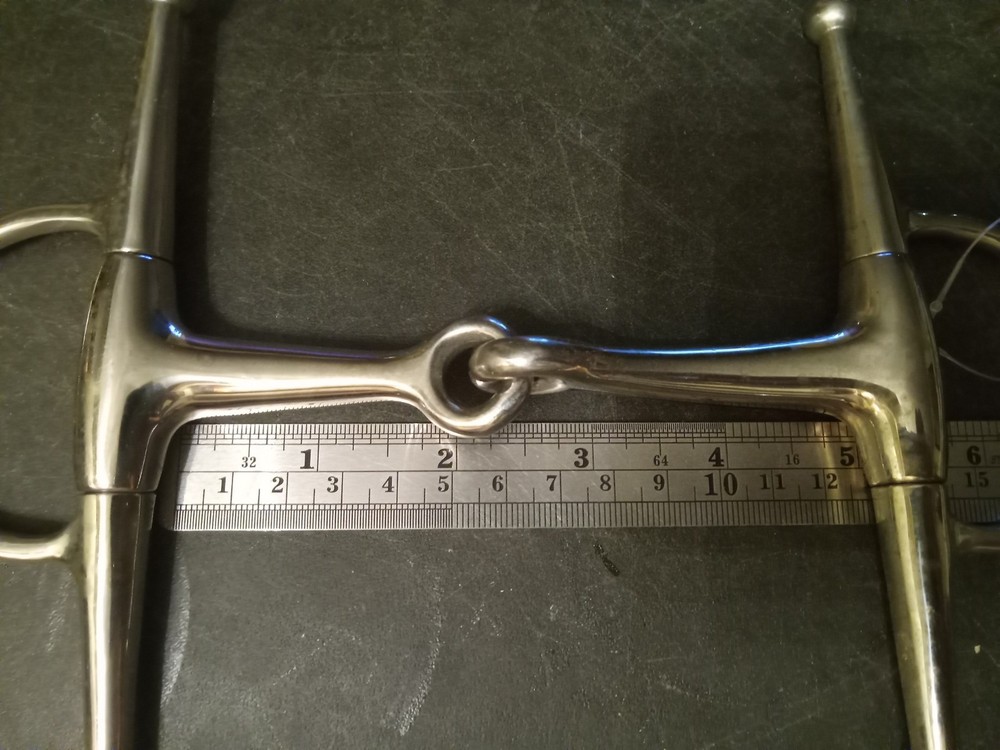 New eggbutt full cheek snaffle Bit 4 3/4 in mouth