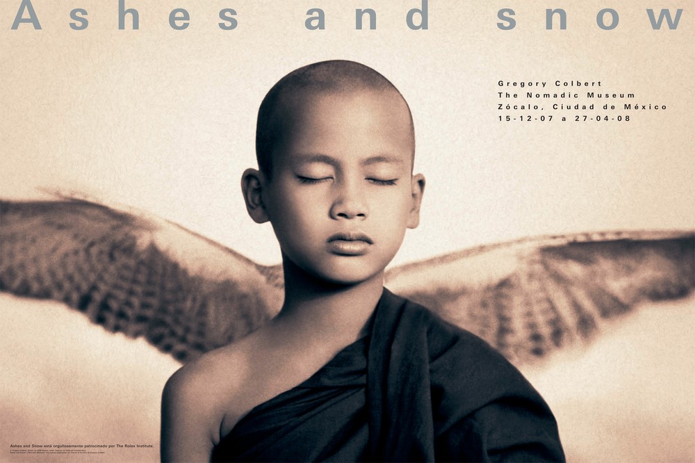 GREGORY COLBERT - Winged Monk - Art Print Poster 24x36