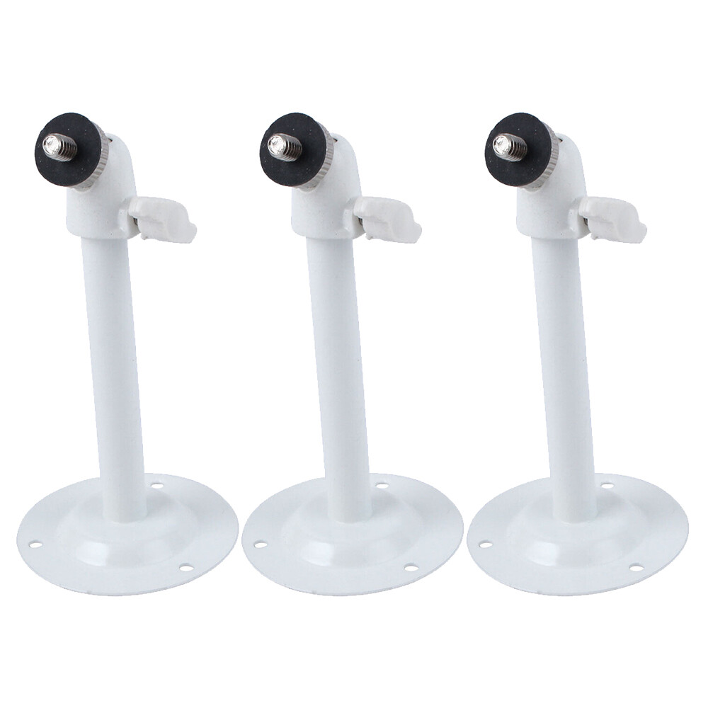 3PC High White Metal Wall Ceiling Mount Bracket Stand for CCTV Security Camera