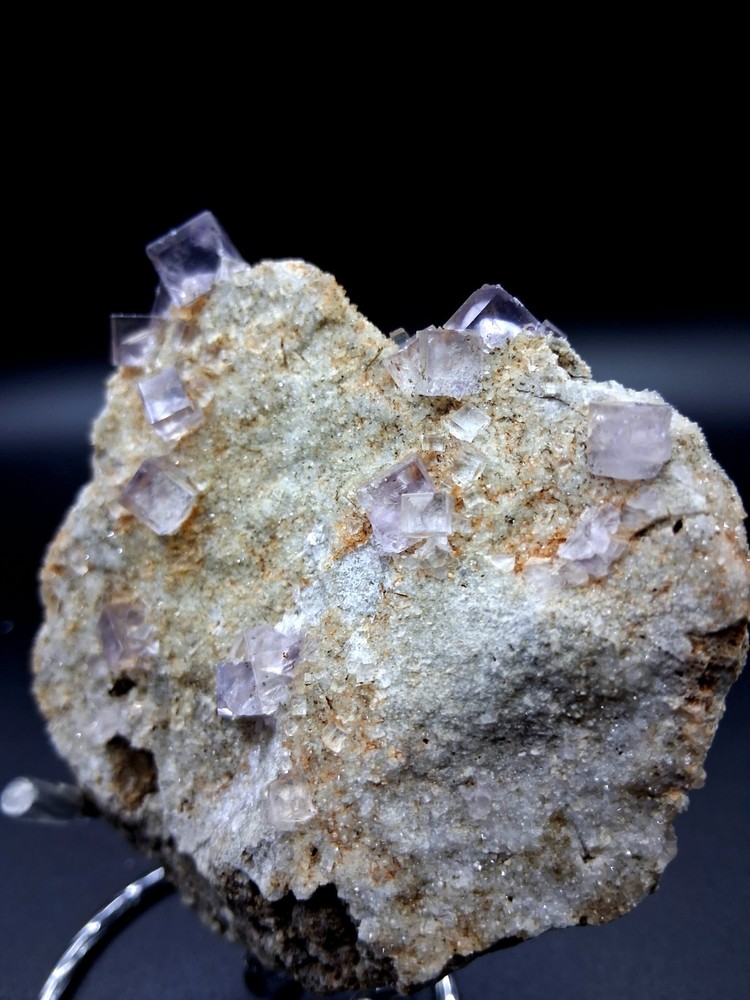 Fluorite on matrix from Berbes, UV Reactive
