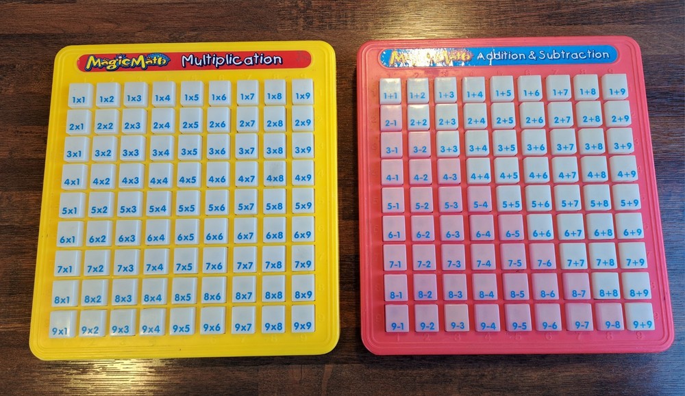 Vintage 1993 Magic Math Multiplication Addition Subtraction Educational Learning