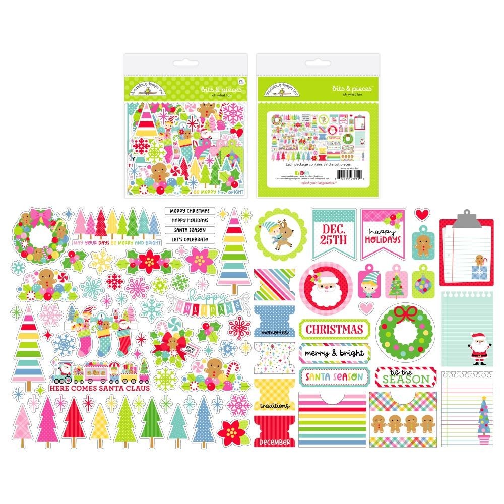 Doodlebug ~ OH WHAT FUN ~ Bits & PIeces Die Cuts