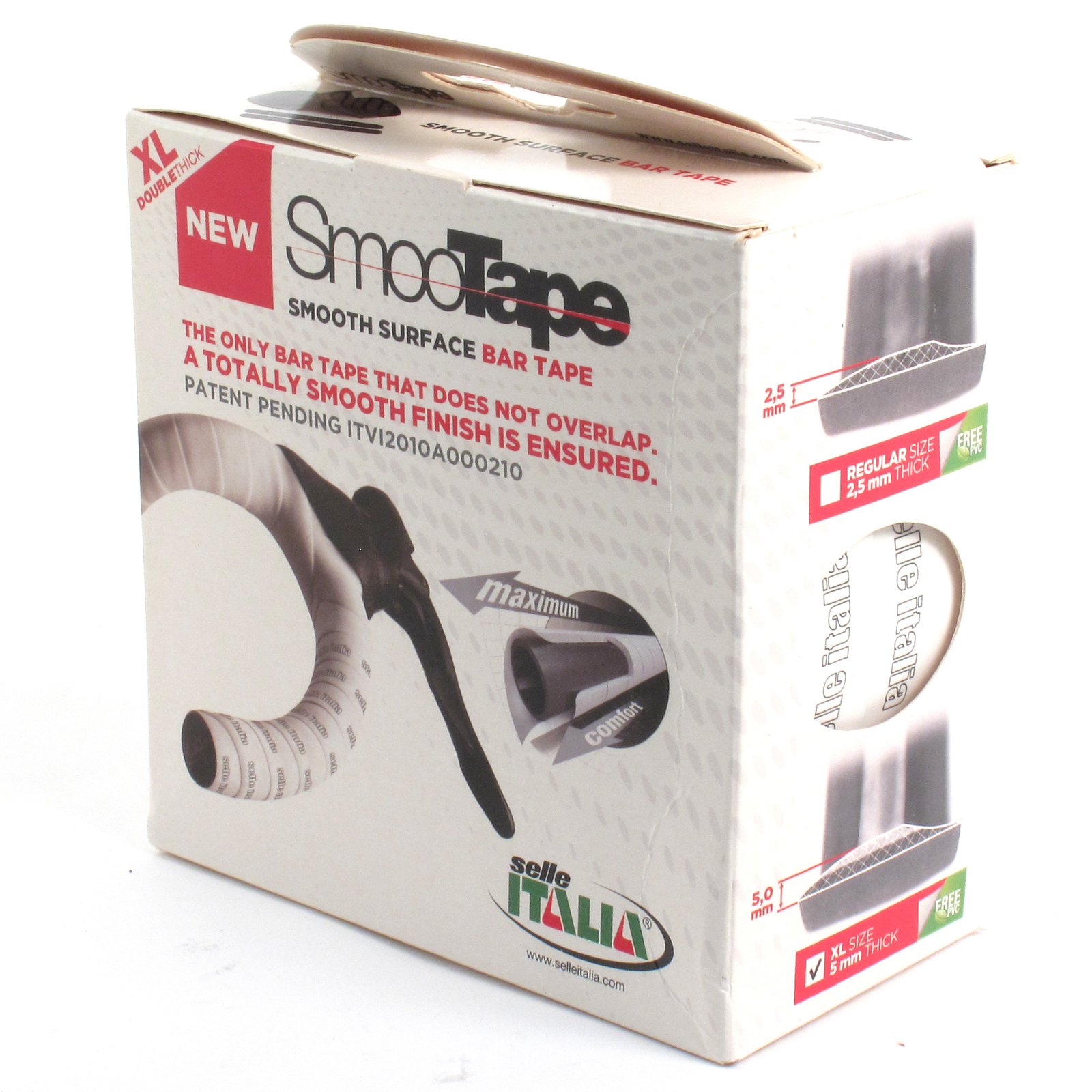 Selle Italia Smootape XL Team Edition 2.5 White Drop Handlebar Wrap Tape Grip