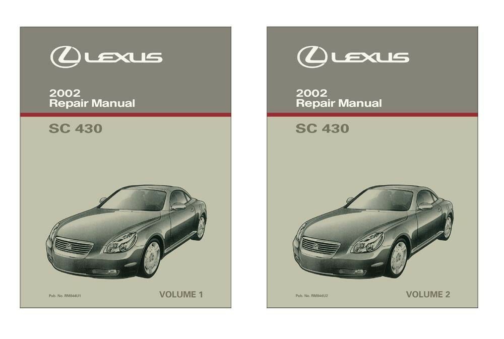 2002 Lexus SC 430 Shop Service Repair Manual