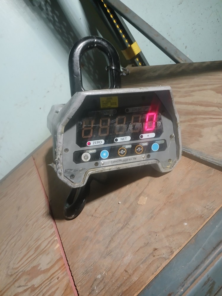 Working Used CAS, CAST2-PLUS(2K), Crane Scale, 2,000 lb