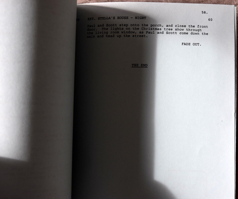1986 Starman " The Gift " Original Screenplay Script Final Draft