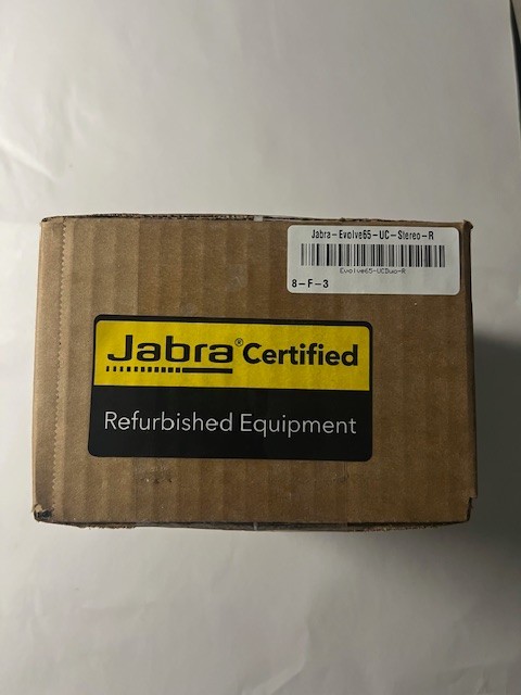 Jabra Evolve 65 UC Stereo Wireless Bluetooth Headset Connectivity- Reconditioned