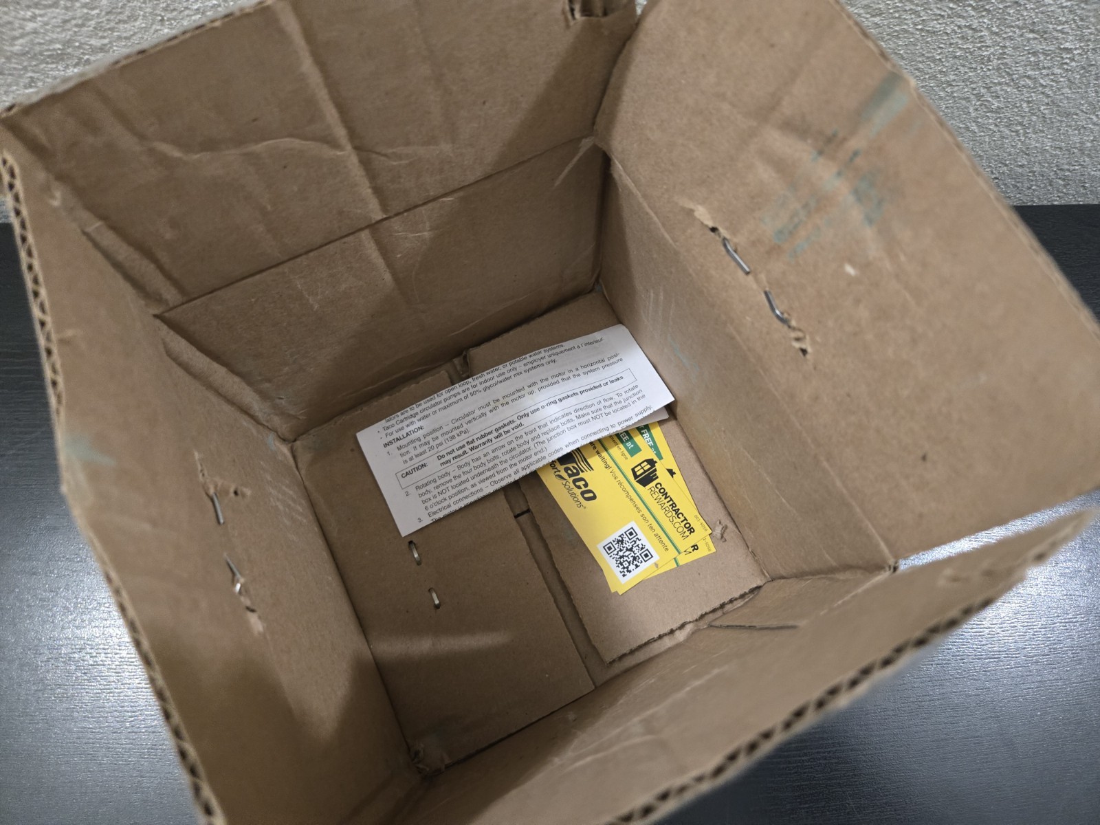 Taco 007-F5 Cast Iron Circulator, 1/25 HP - For Parts