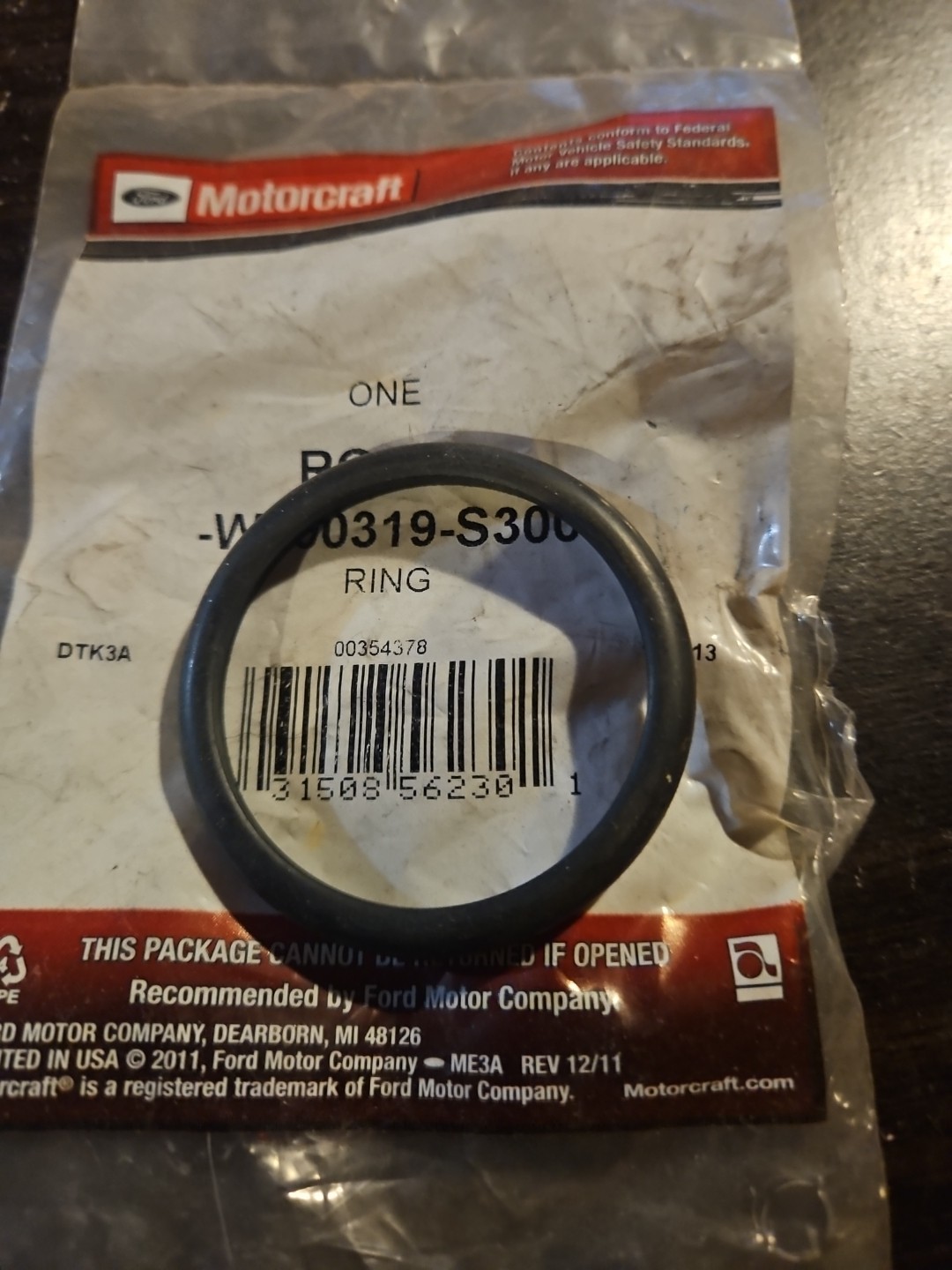NEW Motorcraft RG-633 Engine Coolant Thermostat Gasket FORD W700319-S300 (1)