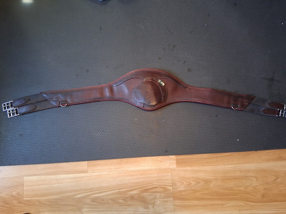 Devoucoux Girth 48-inch Brown Leather