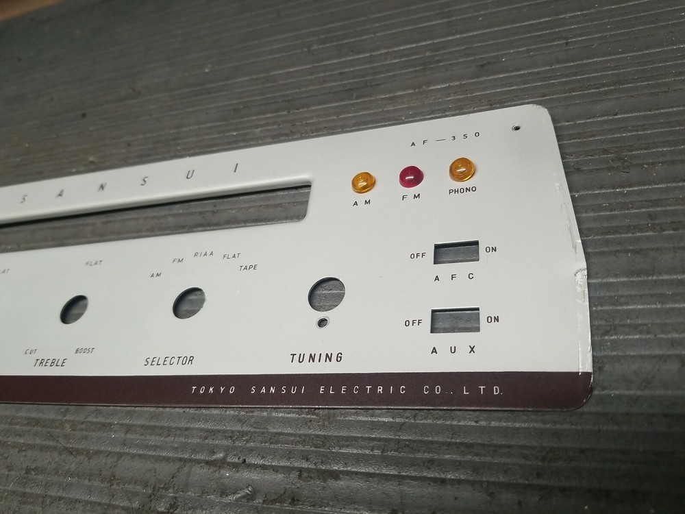 Sansui Af-350 Face Plate