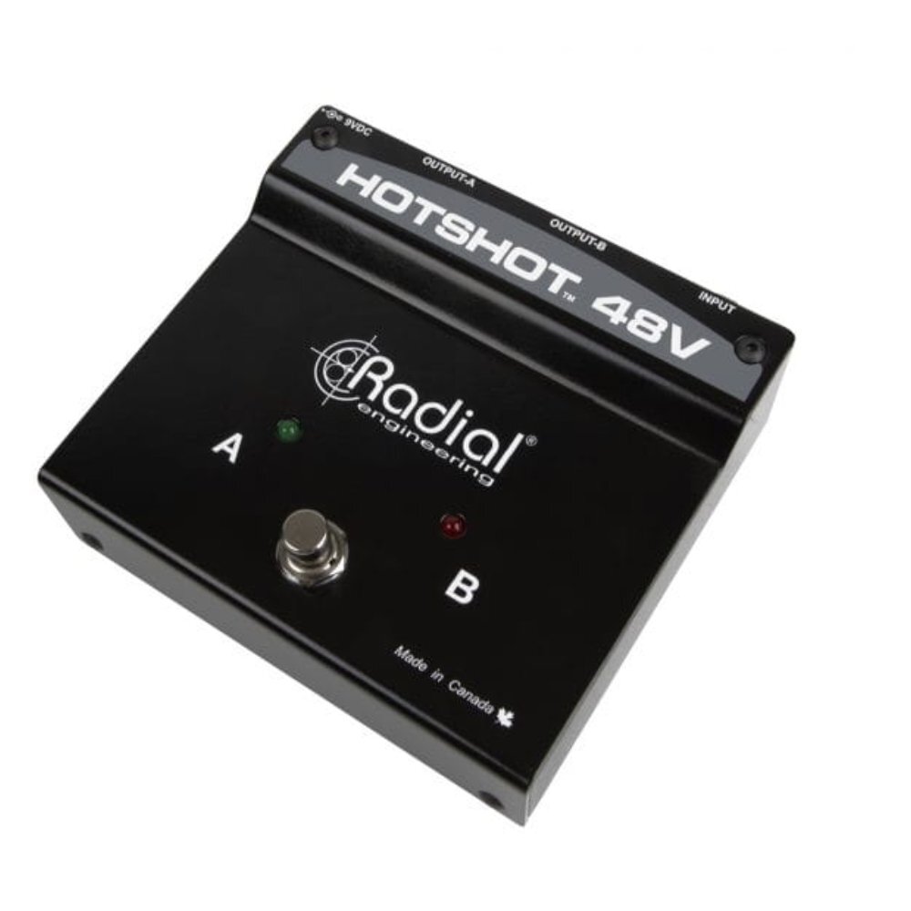 Radial HotShot 48V Condenser Microphone Switcher