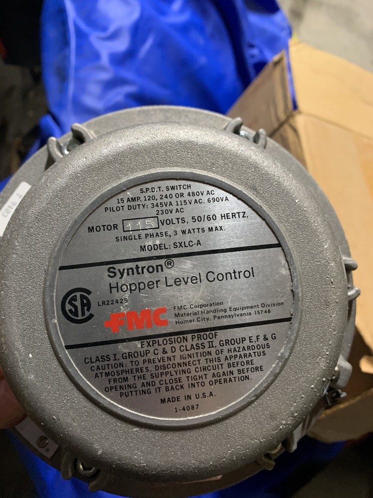 FMC Syntron Paddle Hopper Level Control