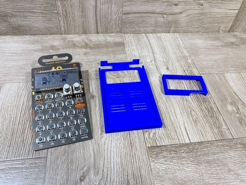 T.E. Pocket Operator Ultra Minimal Case & LCD Protector - Color BLUE - USA