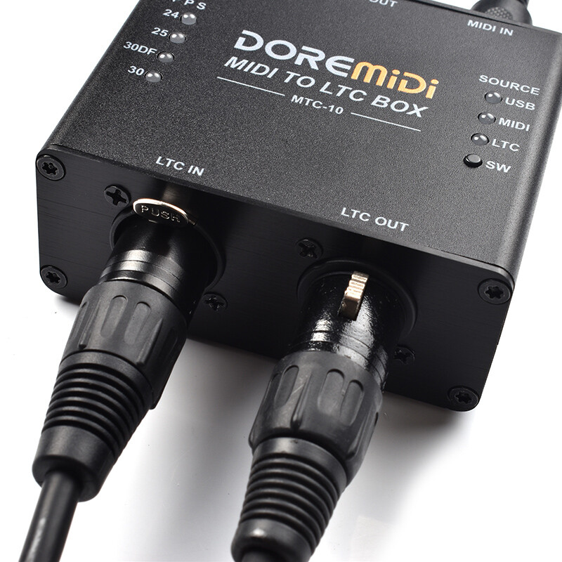 MIDI To LTC Box (MTC-10) Is A MIDI Time Code and SMPTE LTC Time Code Conversion