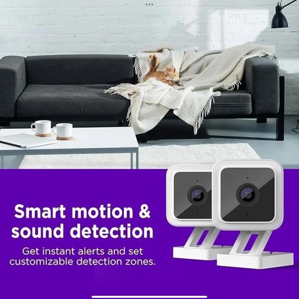 Roku Smart Home Indoor Camera SE (2-Pack) Wired Security Surveillance